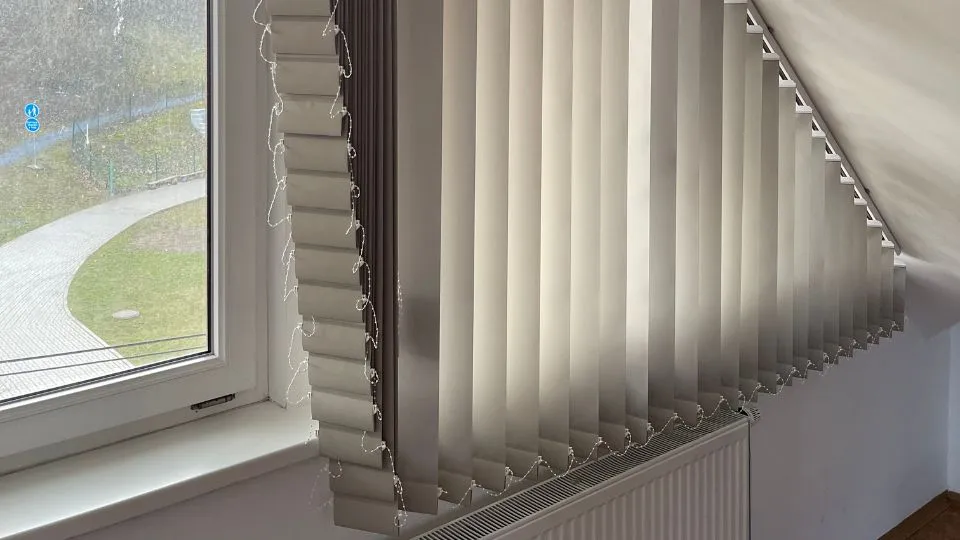 Vertikální žaluzie, realizace Stínící systémy Herget